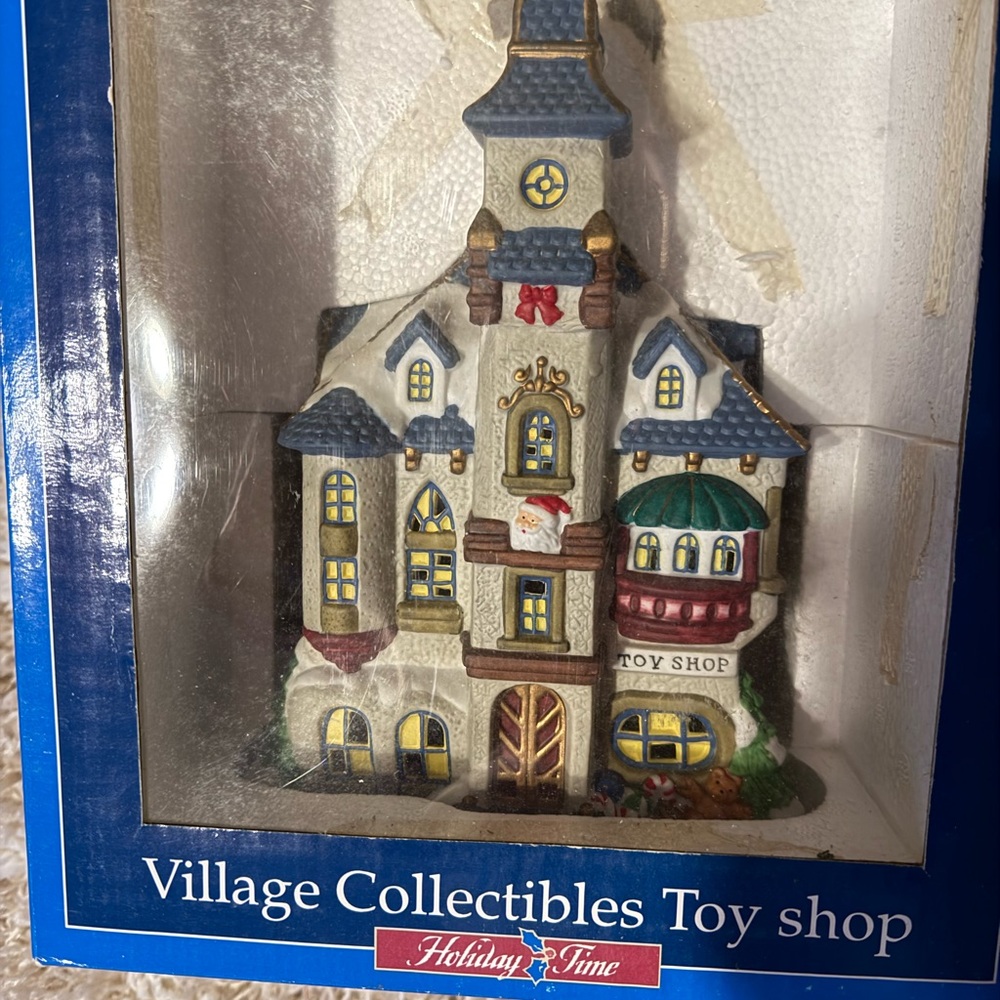 Holiday Time Village Collectibles Toy Shop